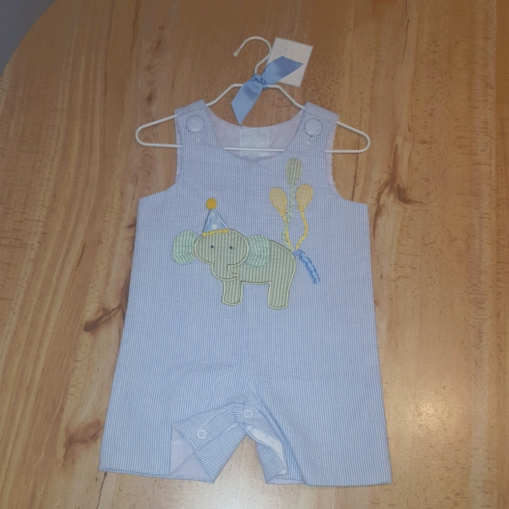 NWT Mud Pie seersucker romper 12-18 months